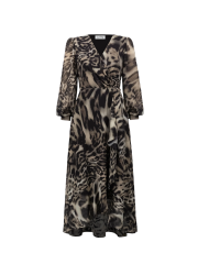 Joseph Ribkoff - Chiffon Printed Wrap Dress Joseph Ribkoff - Chiffon Printed Wrap Dress