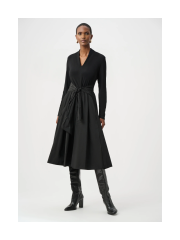 Joseph Ribkoff - Fit & Flare V-Neck Dress Joseph Ribkoff - Fit & Flare V-Neck Dress