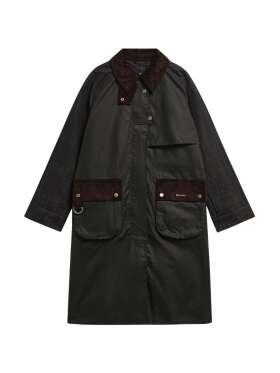 BARBOUR - CHECK KIRKLEES WAXED JAKKE BARBOUR - CHECK KIRKLEES WAXED JAKKE