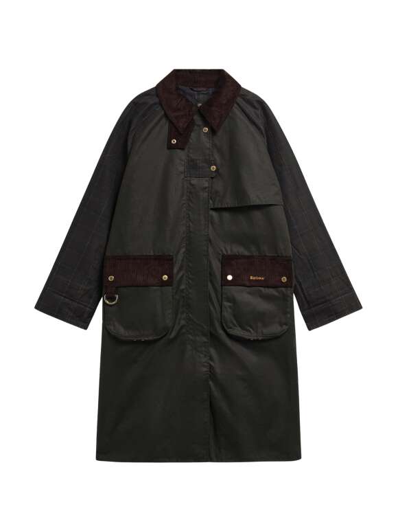 BARBOUR - CHECK KIRKLEES WAXED JAKKE