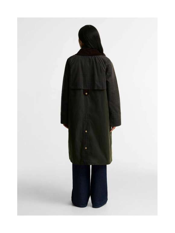 BARBOUR - CHECK KIRKLEES WAXED JAKKE