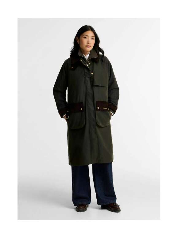 BARBOUR - CHECK KIRKLEES WAXED JAKKE