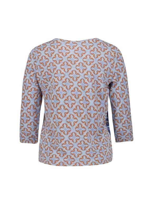 Betty Barclay - Oversized Bluse med Grafisk Print
