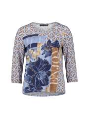Betty Barclay - Oversized Bluse med Grafisk Print Betty Barclay - Oversized Bluse med Grafisk Print
