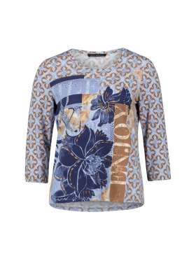 Betty Barclay - Oversized Bluse med Grafisk Print