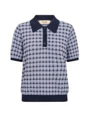 Mos Mosh - Tink SS Polo Knit Mos Mosh - Tink SS Polo Knit