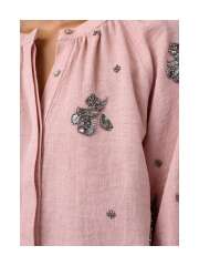 Love and Divine - Bluse med Blomsterbroderi Love and Divine - Bluse med Blomsterbroderi