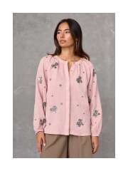 Love and Divine - Bluse med Blomsterbroderi Love and Divine - Bluse med Blomsterbroderi
