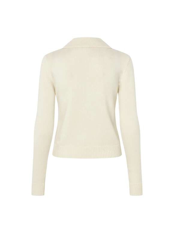 Stine Goya - Collared Long Sleeve Cardigan