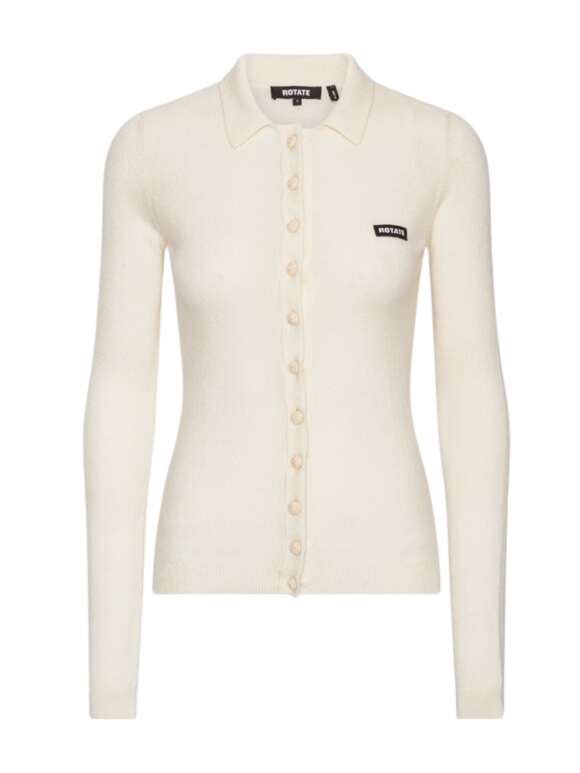 ROTATE - STRIKKET POLO TOP