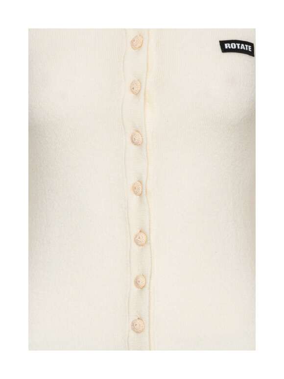 ROTATE - STRIKKET POLO TOP