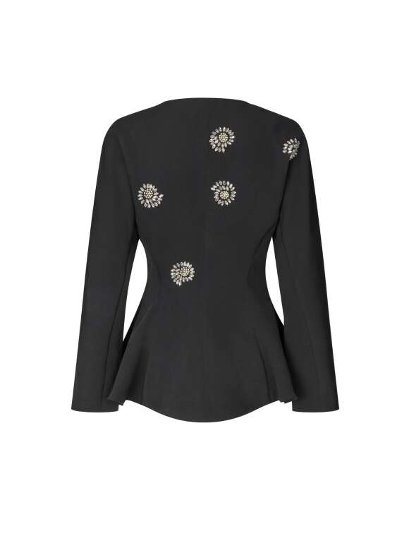 Stine Goya - Flared Hem Zip-Up Top