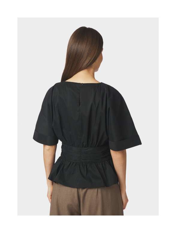 Neo Noir - ANNEGRET POPLIN BLUSE