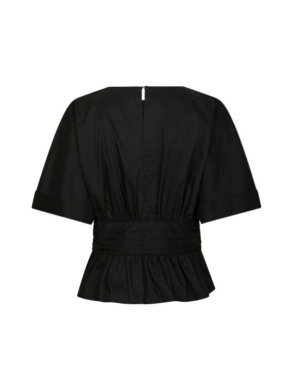 Neo Noir - ANNEGRET POPLIN BLUSE