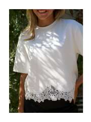 Neo Noir - Iria Lace Tee Neo Noir - Iria Lace Tee