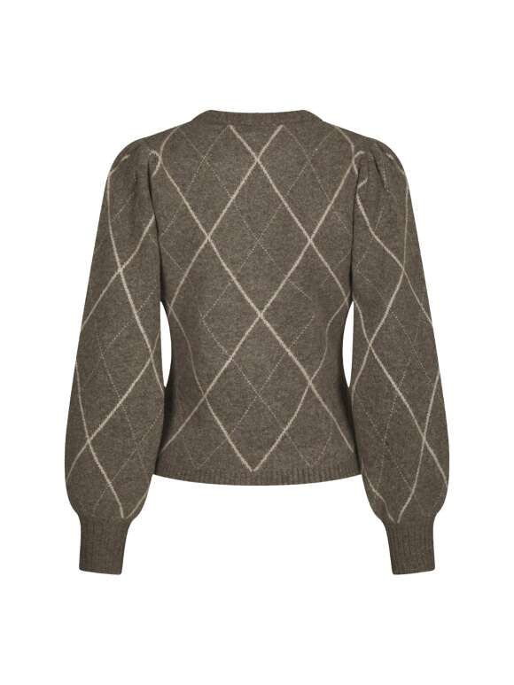 Neo Noir - Koteas Check Knit Cardigan