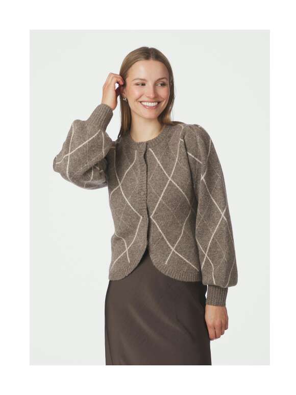 Neo Noir - Koteas Check Knit Cardigan