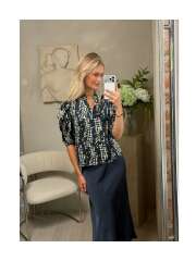 Neo Noir - Roella Scatter Print Blouse Neo Noir - Roella Scatter Print Blouse