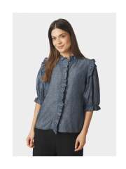 Neo Noir - CHACHA CHAMBRAY BLOUSE Neo Noir - CHACHA CHAMBRAY BLOUSE