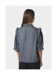 Neo Noir - CHACHA CHAMBRAY BLOUSE Neo Noir - CHACHA CHAMBRAY BLOUSE