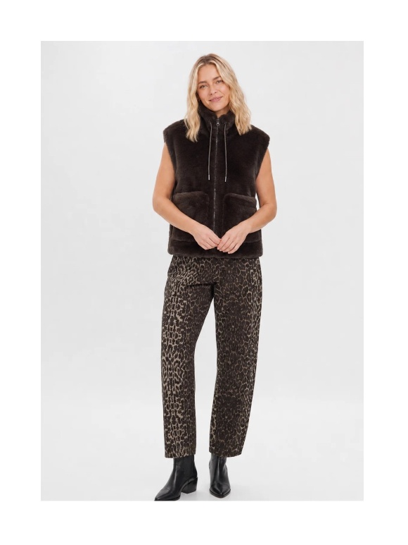 FREEQUENT - FONY VEST I FAUX FUR