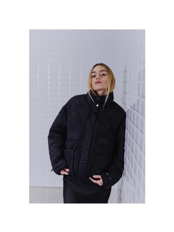 With Black - VEDA QUILTED JACKET