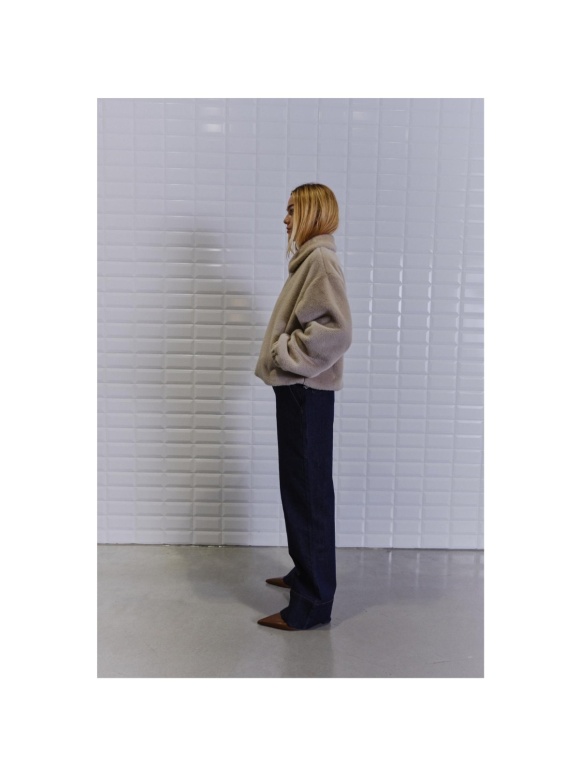 With Black - NOHR FAUX FUR JACKET