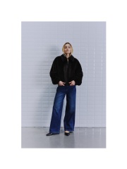 With Black - NOHR FAUX FUR JACKET With Black - NOHR FAUX FUR JACKET