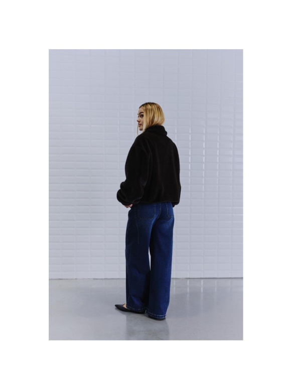 With Black - NOHR FAUX FUR JACKET