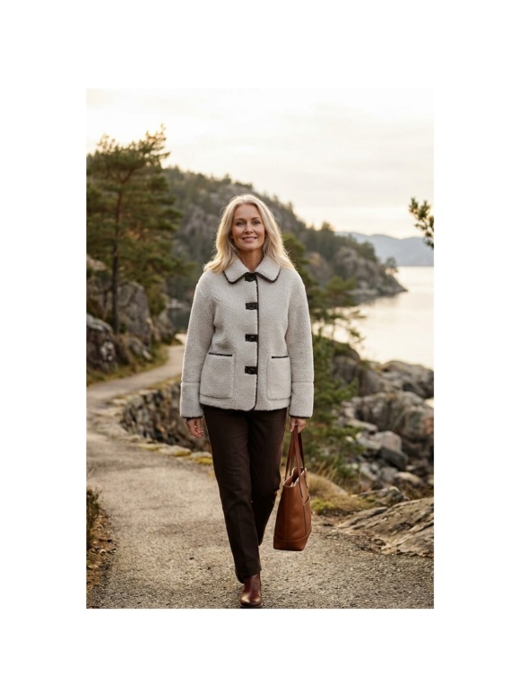 With Black - IRIS BONDED JACKET