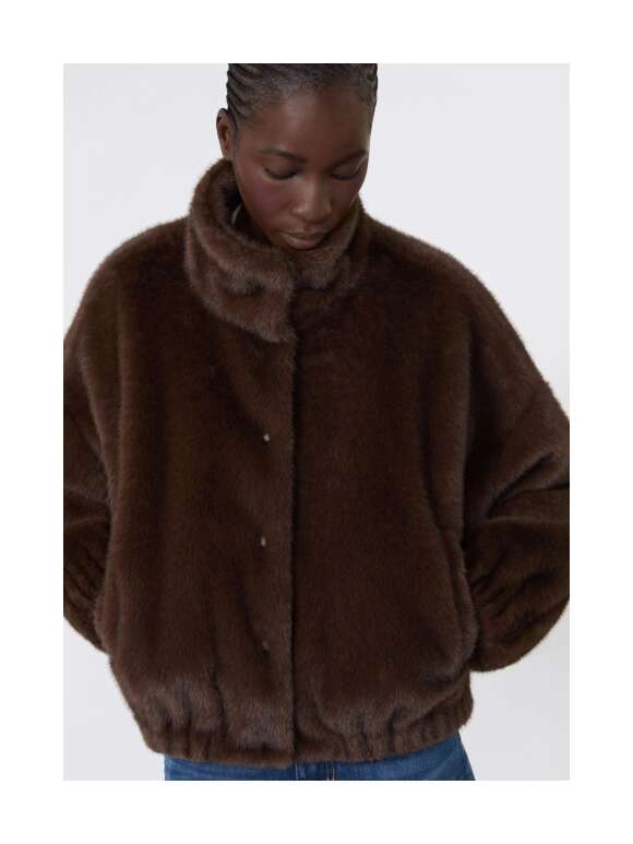 Max Mara - DANEMONE FAUX FUR JAKKE