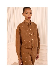Ulla Johnson - The Bobbi Embellished Denim Jacket Ulla Johnson - The Bobbi Embellished Denim Jacket