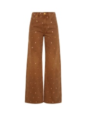 Ulla Johnson - The Willow Embellished Wide Leg Jean Ulla Johnson - The Willow Embellished Wide Leg Jean