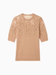 Ulla Johnson - Ella Short Sleeve Lace Top Ulla Johnson - Ella Short Sleeve Lace Top