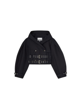 Ganni - WOLL HOODED JAKKE Ganni - WOLL HOODED JAKKE