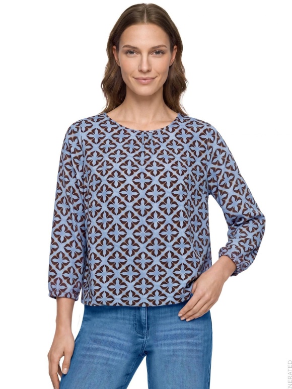 Betty Barclay - Bluse Med Graffisk Mønster