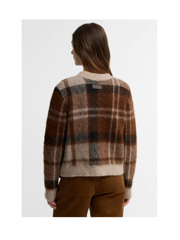 BARBOUR - GLENDYN Tartan Crew Neck Strik