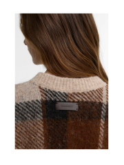 BARBOUR - GLENDYN Tartan Crew Neck Strik BARBOUR - GLENDYN Tartan Crew Neck Strik