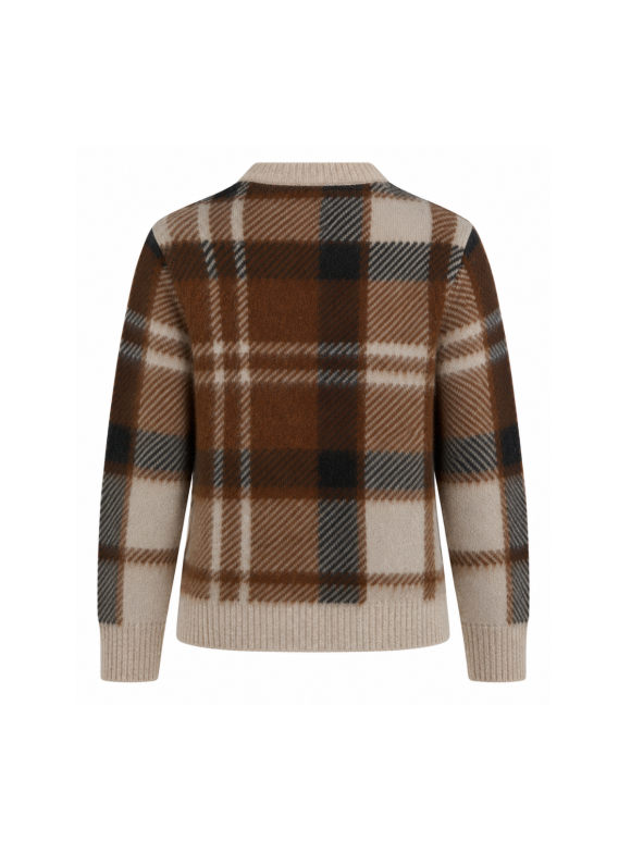 BARBOUR - GLENDYN Tartan Crew Neck Strik