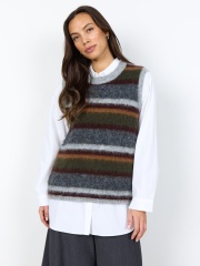 Soya - HADIL YD 1 Strik Vest Soya - HADIL YD 1 Strik Vest