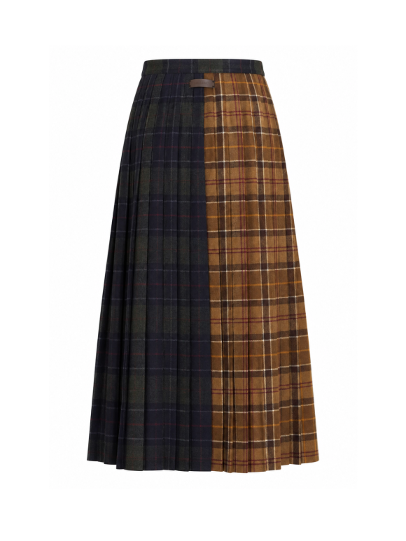 BARBOUR - HAZELWOOD Midi Nederdel