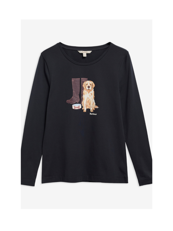 BARBOUR - HEDLEY Lanærmet T-shirt