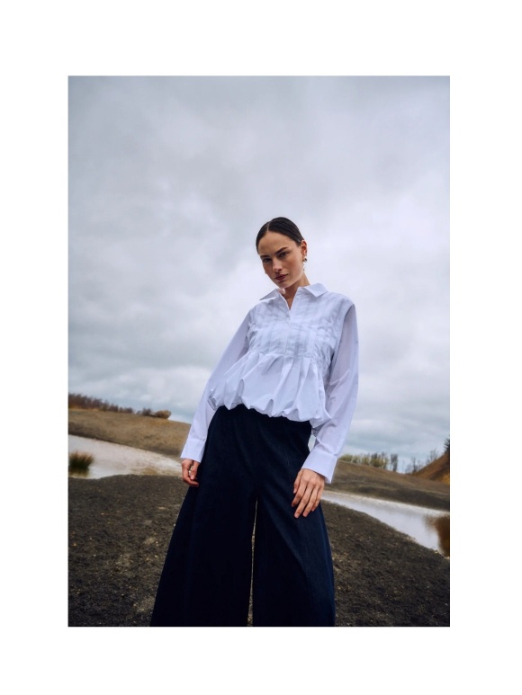 Copenhagen Muse - Pleat Bluse