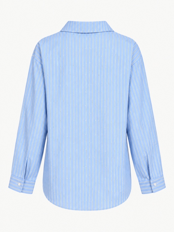 Marta Du Chateau - VELOURA SHIRT Stribet Skjorte