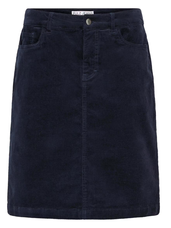 Pulz Jeans - SALLY Fløjls Nederdel