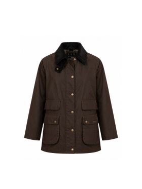 BARBOUR - MODERN BORDER WAXED ICON JAKKE