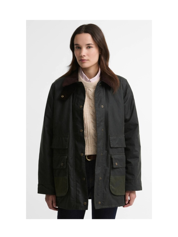 BARBOUR - MODERN BORDER WAXED ICON JAKKE