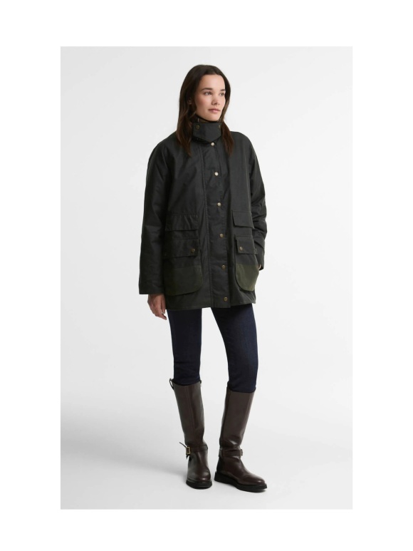 BARBOUR - MODERN BORDER WAXED ICON JAKKE