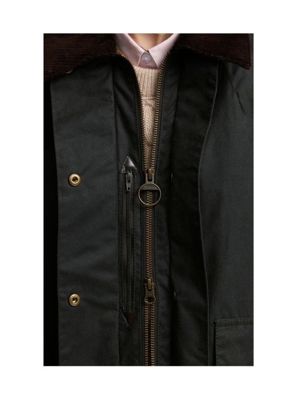 BARBOUR - MODERN BORDER WAXED ICON JAKKE