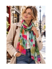 Shirdak - Cashmere Tørklæde Med Blomster Shirdak - Cashmere Tørklæde Med Blomster